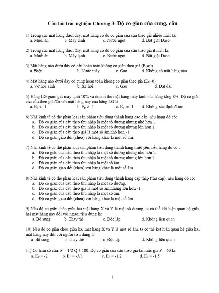 BT Chương 3 | PDF