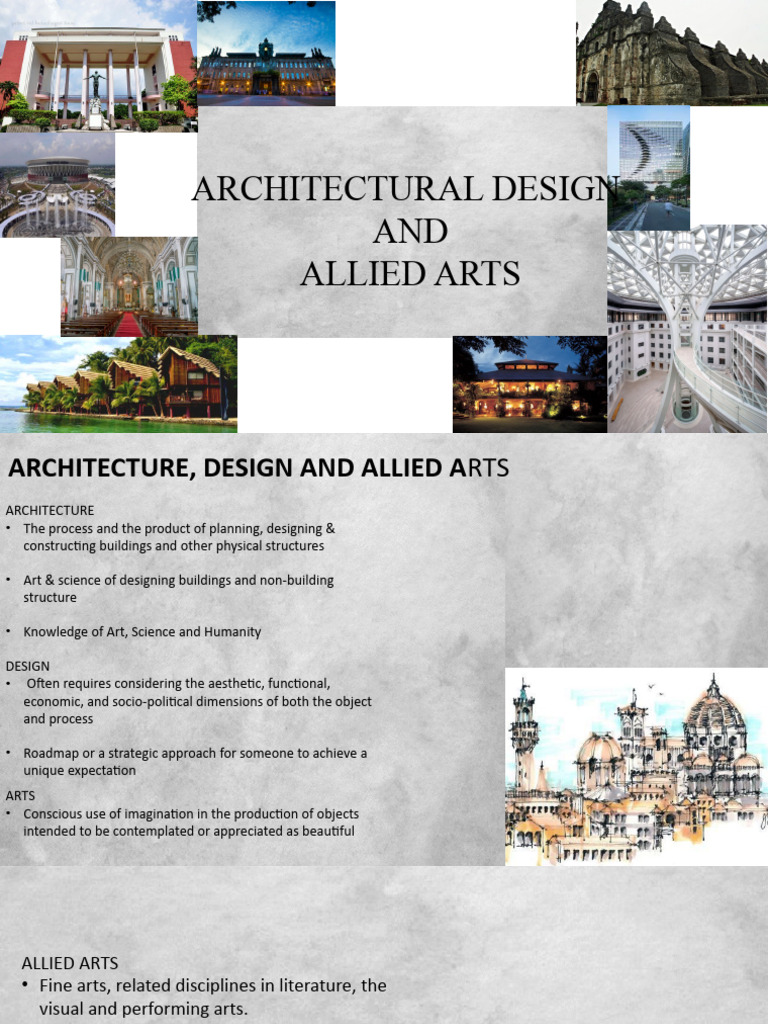 7Architectural Design and Allied Arts Download Free PDF Philippines