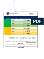 - HANAN - SHAARAWY - جدول التقييمات الوزارية Term1 1 Assessment schedule