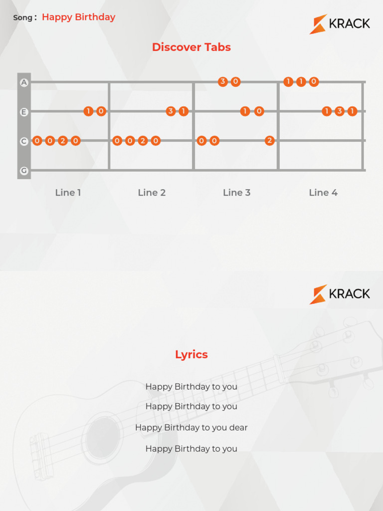 Happy Birthday Music Note | PDF