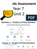 Year 7 Unit 2