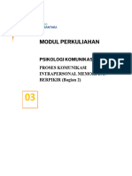 Modul-3 Psikologi Komunikasi