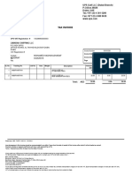 Tax Invoice: Limarah Shipping LLC