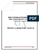 Physics Lab Manual 2023