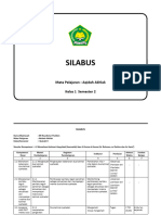 Silabus Akidah Akhlak Kelas 1