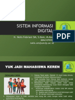 Pertemuan 1 - Pengenalan Sistem Informasi Digital