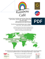 Rainbow Cafe Menu 2009