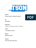 2 Sesión. Tipo de Sesión Sincrónica - Presencial