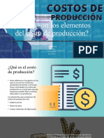 Elementos Del Costo de Producción