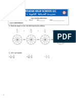 Yr7 Revision Worksheet Term 1 Answers