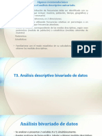 Bivariado, Correlación y Regresión Lineal