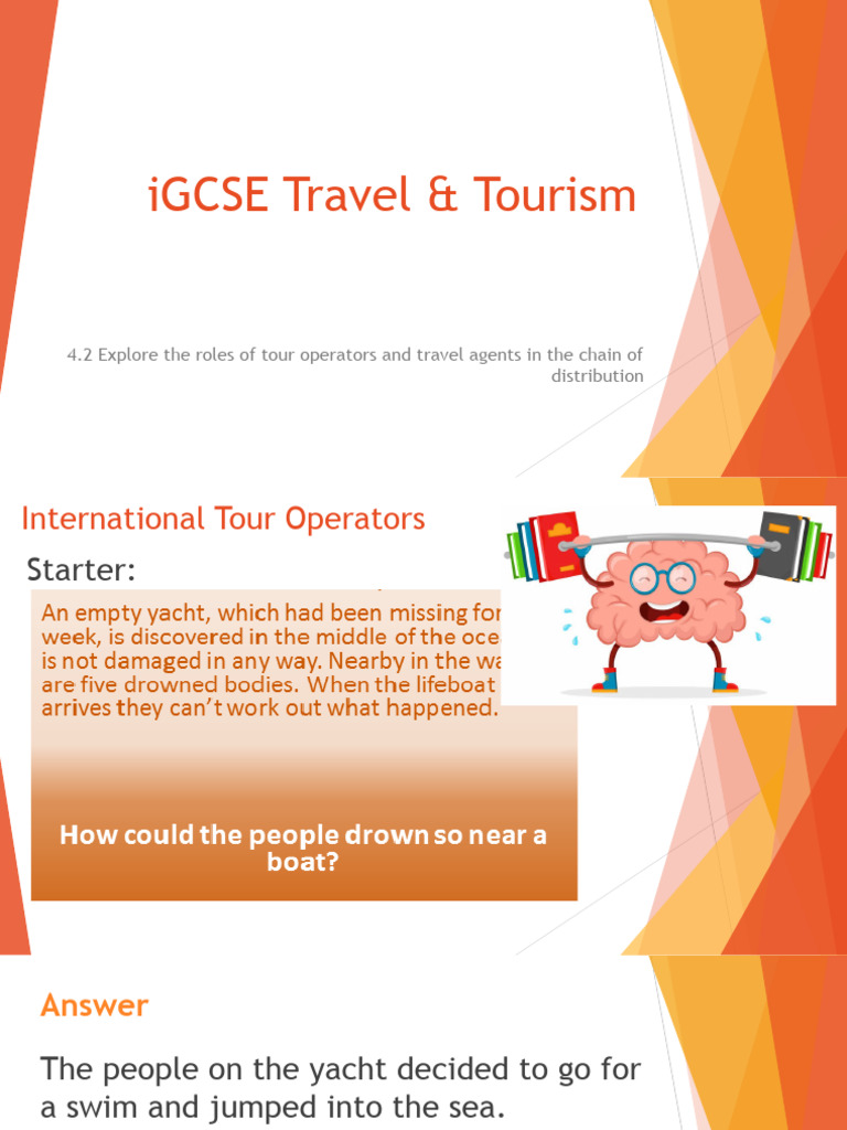 Igcse Travel Tourism U4 4 2 Pdf Fee Travel Agency