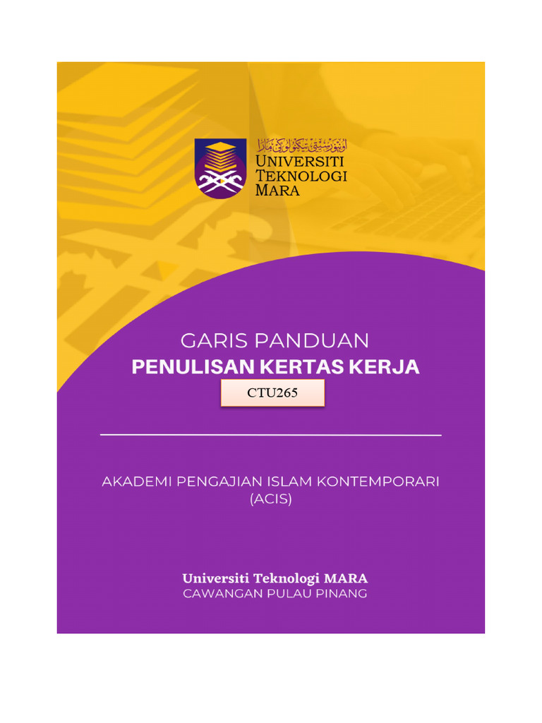 01 Garis Panduan Kertas Kerja CTU265 OKT23 | PDF