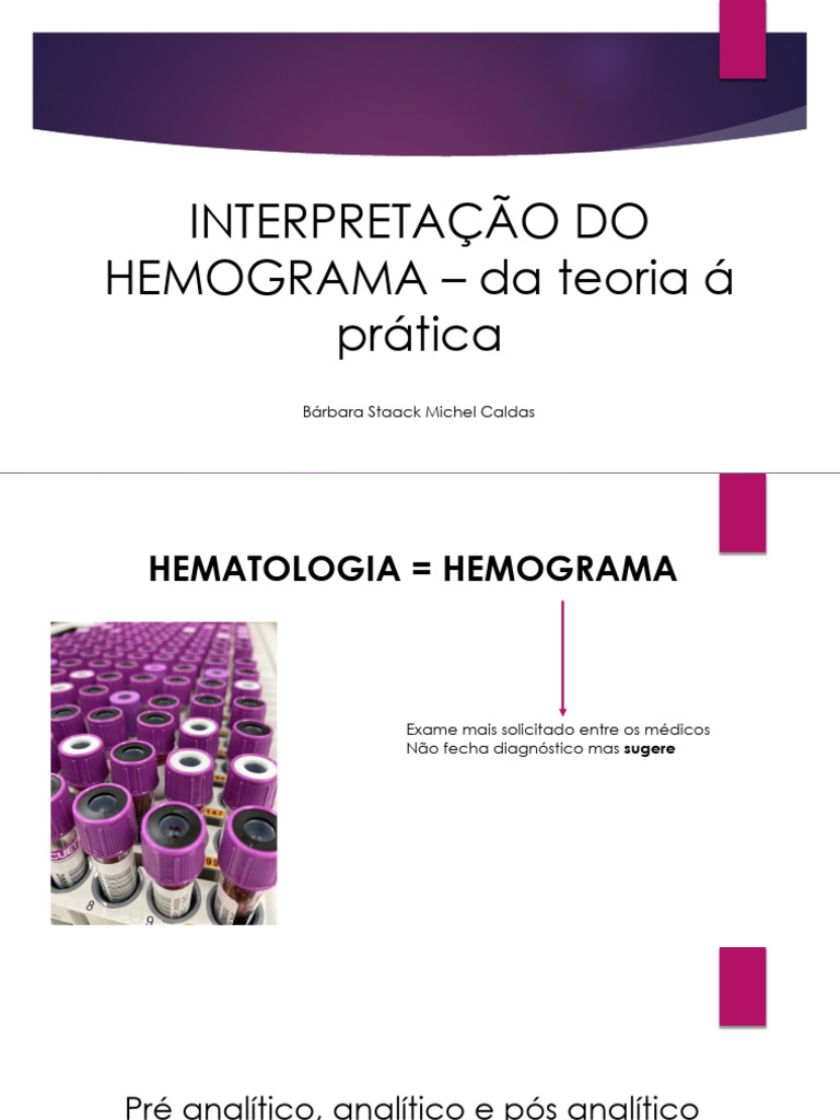 Interpretação Prática do Hemograma | PDF | Linfócito | Anemia