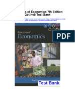 Principles of Economics 7th Edition Gottheil Test Bank
