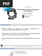 Frequent Pattern Analysis-Arpriori