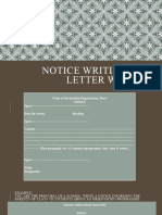 Notice Writing - PPT