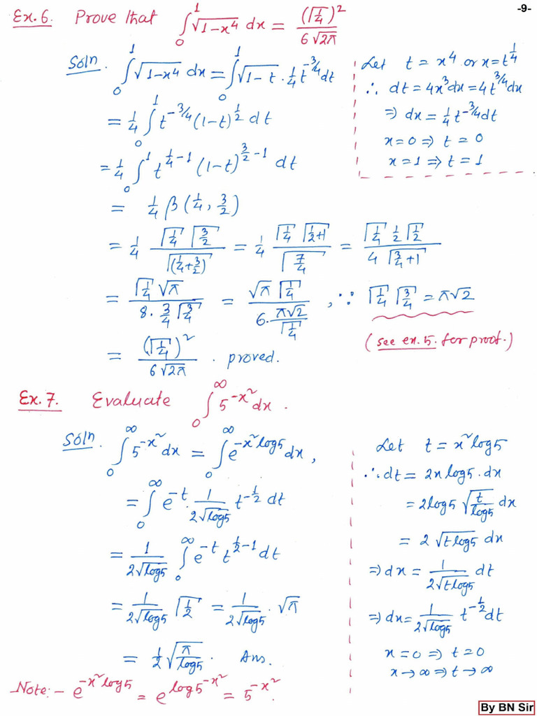 Lecture no 18 beta gamma function part ii pdf
