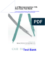 Principles of Macroeconomics 11th Edition Case Test Bank