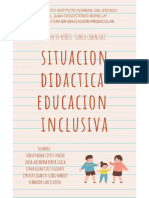 Situacion Didactica Inclusion.