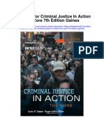 Test Bank For Criminal Justice in Action The Core 7th Edition Gaines