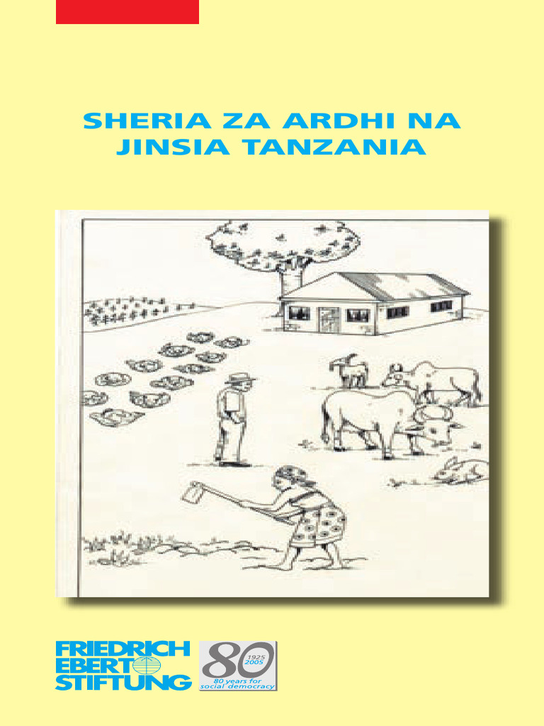 Sheria Ya Aridhi Tanzania (Land Own Principle) PDF