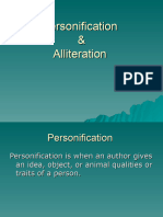 Personification and Alliteration 2