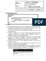 Devoir Synthèse N°3: Cour Non Autorisé