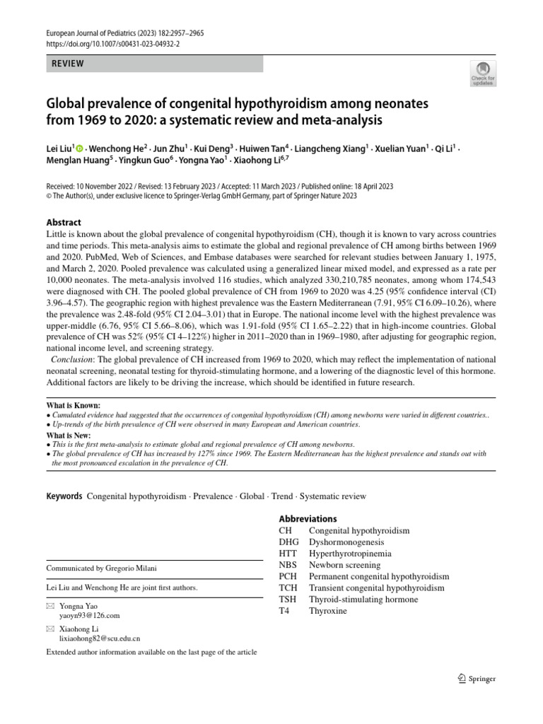 global-prevalence-of-congenital-hypothyroidism-among-neonates-from-1969