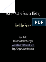 ASH - Active Session History: Feel The Power