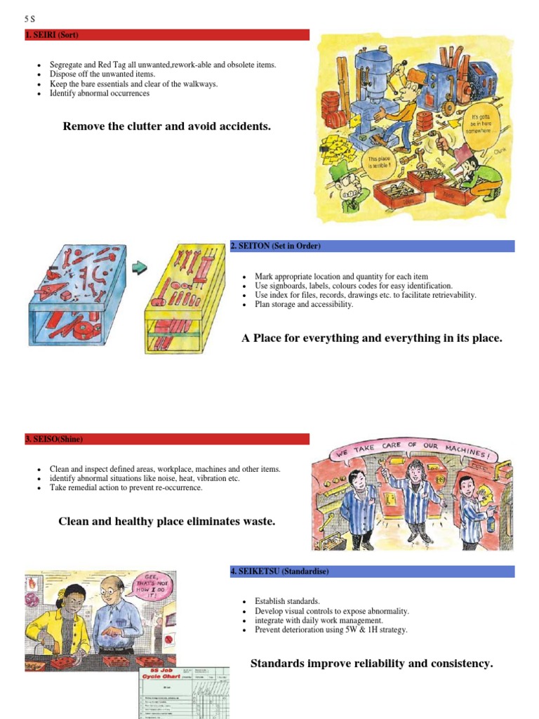 Seiri: Sorting for a Safer Workplace | PDF