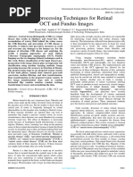 Data Preprocessing Techniques For Retinal OCT and Fundus Images