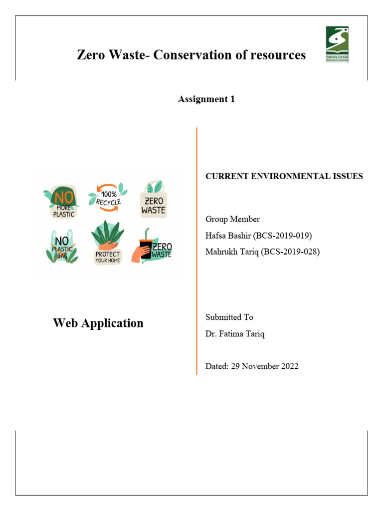 Zero Waste: Resource Conservation Strategies | PDF | Waste Management ...