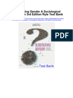 Questioning Gender A Sociological Exploration 3rd Edition Ryle Test Bank