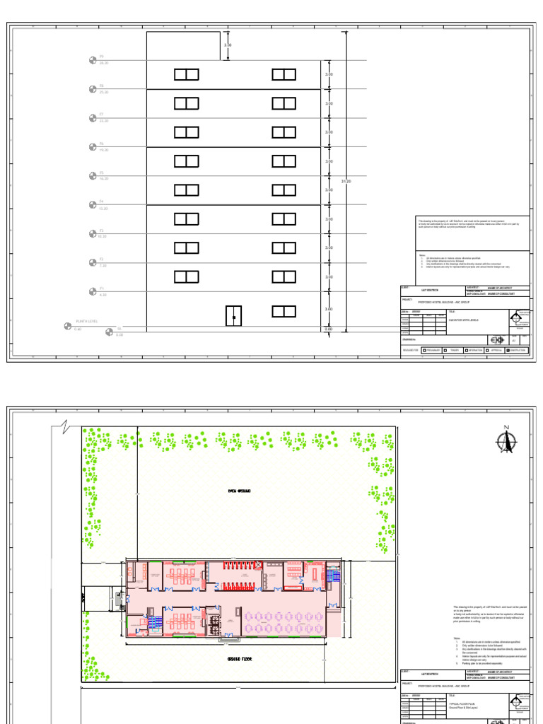4. Hostel Building | PDF | Dormitory | Architect