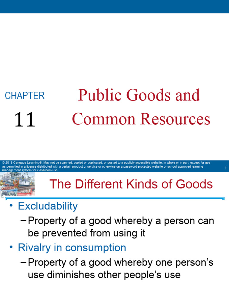 Ch 11 Public Goods And Common Resources Pdf Goods Demand