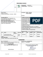 Proforma Invoice: I.E Code: - Aajcc0212A