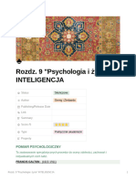 Rozdz. 9 Psychologia I Ycie Inteligencja