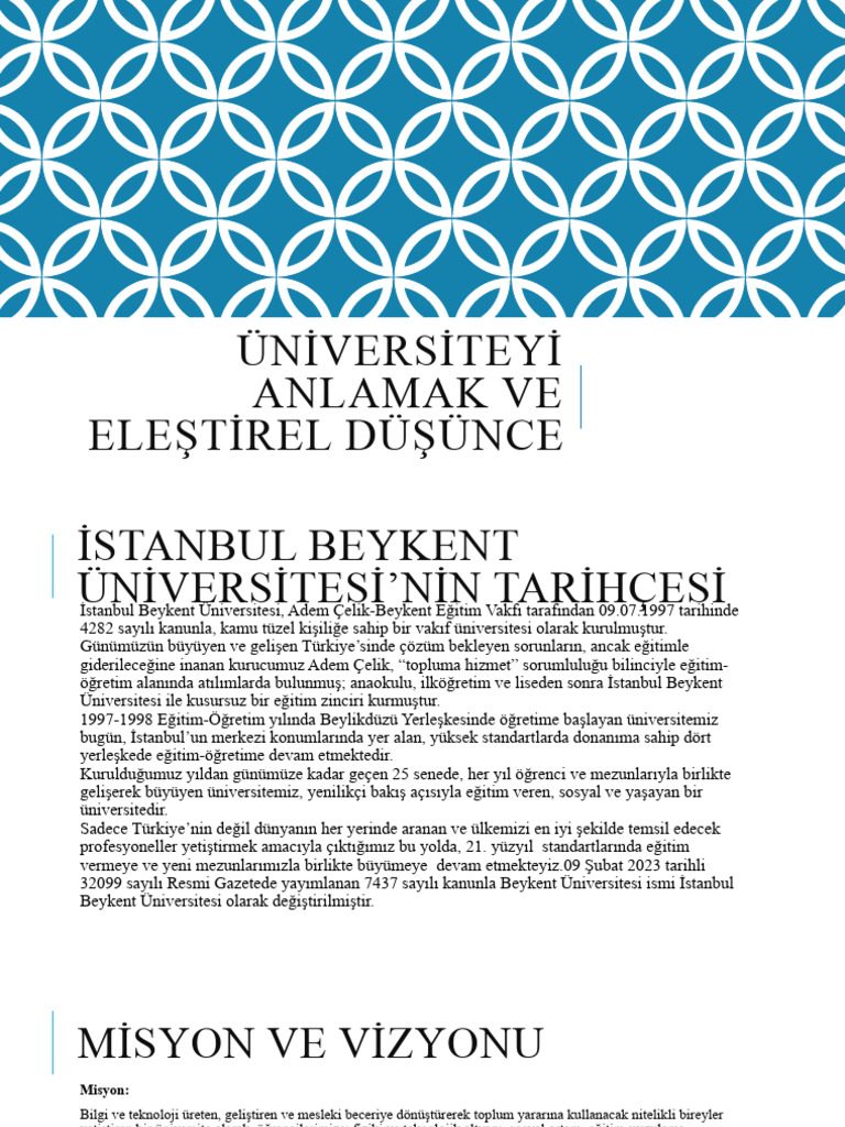 üniversiteyi Anlamak Ve Eleştirel Düşünce Pdf