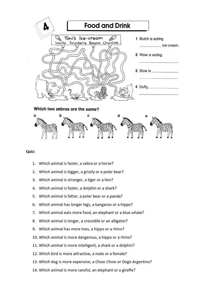 Wordwall Animals Quiz