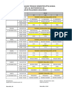 Jadwal PTS Ganjil 22-23