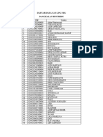 Daftar Data Pembeli Gas LPG 3KG