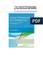 Test Bank for Lehnes Pharmacology for Nursing Care Burchum 9th Edition