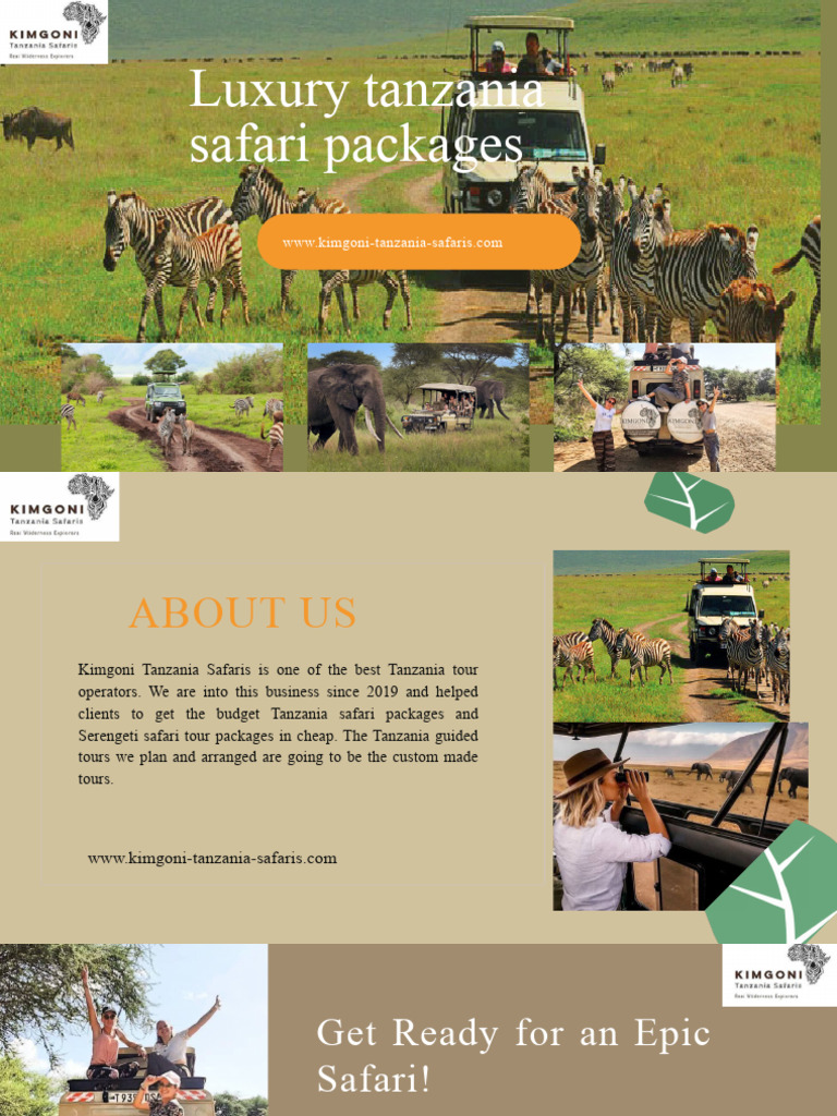 Luxury Tanzania Safari Packages Pdf