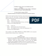 MoU UD Menir Agung Dengan Gapoktan Taruna Tani - Banjarnegera