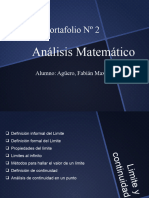 Portafolio #2 - Analisis Matematico