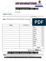 Ame Exam-G11 Ti Ncis 22-23 - Model B