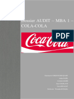 Dossier Daudit 2022 - Coca-Cola - Arthur Rahil Corentin Ligori Nawel Binagot Enzo Chapland de Cordoue Christian - MBA 1 I3