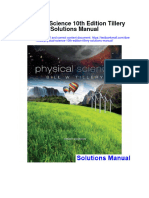 Physical Science 10th Edition Tillery Solutions Manual
