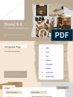 Light Brown Beige Modern Scrapbook Travel Brand Guidelines Presentation